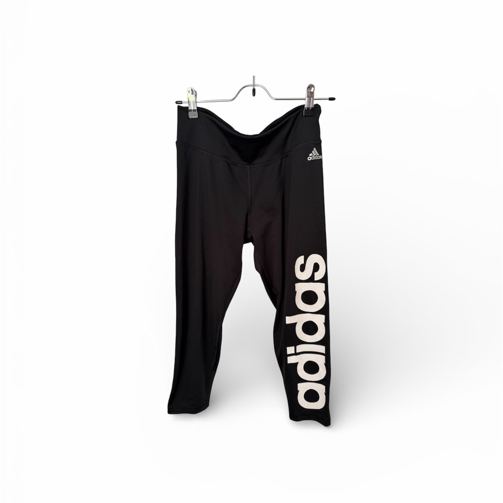 Adidas women Black Capri Leggings